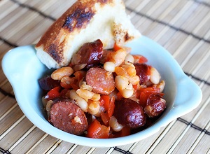 chorizo-beans